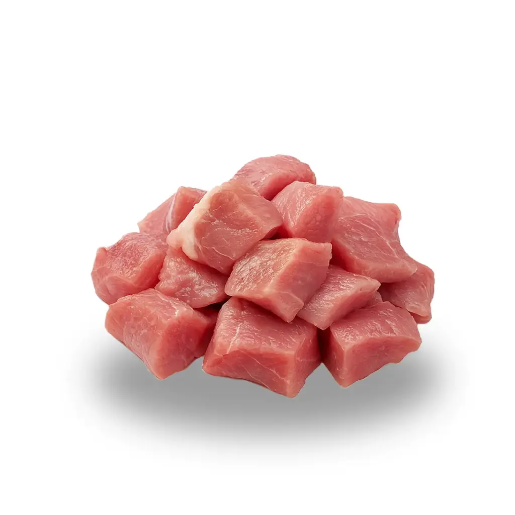 Carne de cerdo troceada